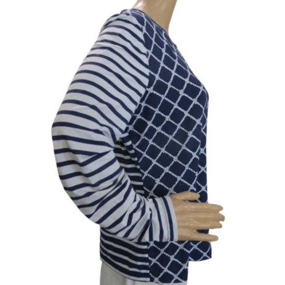 Lands' End Nautical Long Sleeve Rash Guard - Picture 3 of 5
